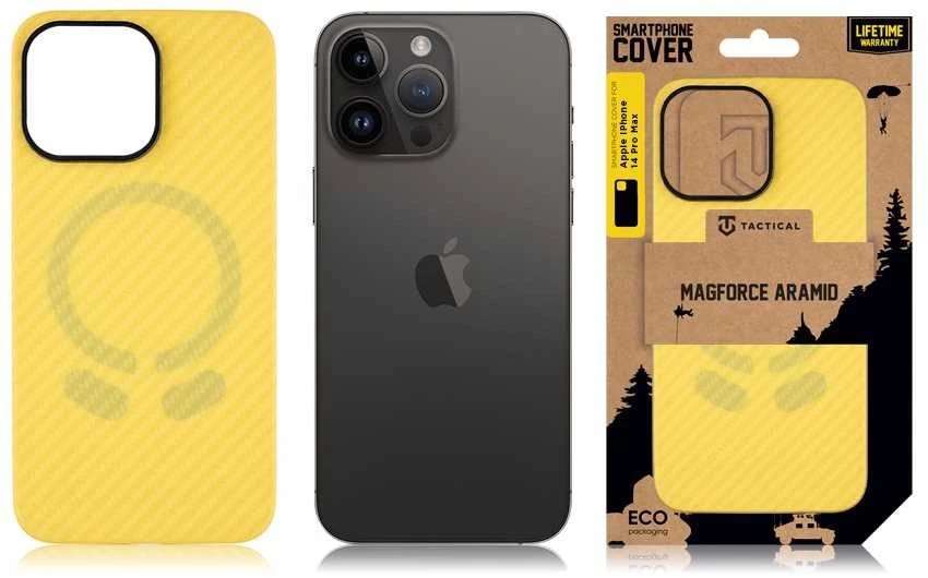 Dėklas Tactical MagForce Aramid Industrial Limited Edition, skirtas Apple iPhone 14 Pro Max aprašymas - Prekės nuotrauka