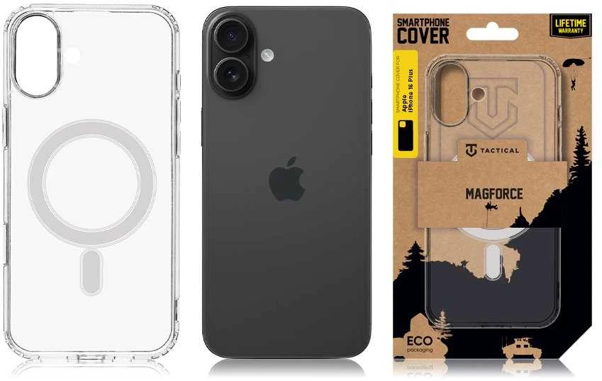Tactical MagForce dėklas skirtas Apple iPhone 16 Plus Transparent