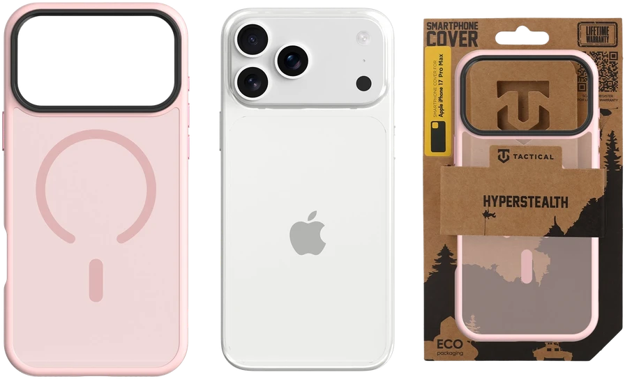 Tactical MagForce Hyperstealth dėklas skirtas Apple iPhone 17 Pro Max Rožinė Panther