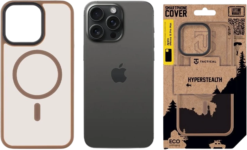 Tactical MagForce Hyperstealth dėklas skirtas iPhone 15 Pro Max Moucha Moose