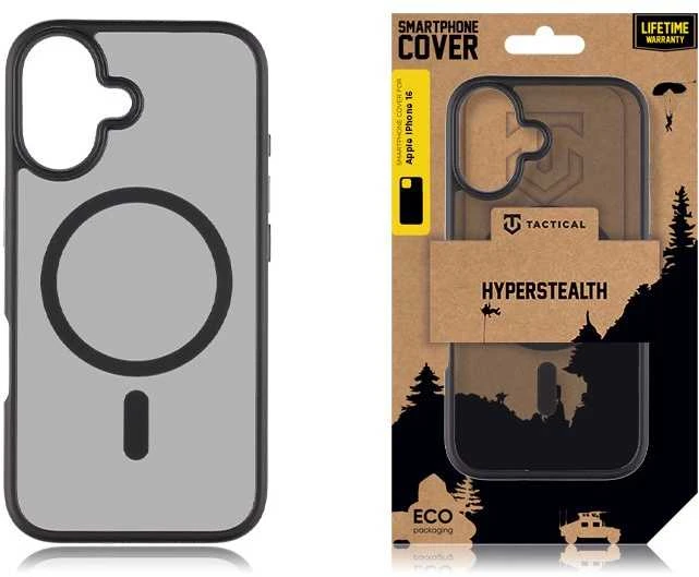 Dėklas Tactical MagForce Hyperstealth skirtas Apple iPhone 16 asfalto spalvos
