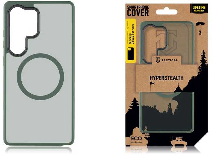 Tactical MagForce Hyperstealth dėklas skirtas Samsung Galaxy S25 Ultra miško žalios spalvos