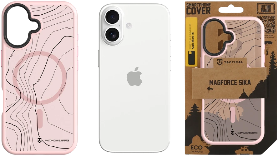 Tactical MagForce Hyperstealth Sika dėklas skirtas Apple iPhone 16 Rožinė Panther