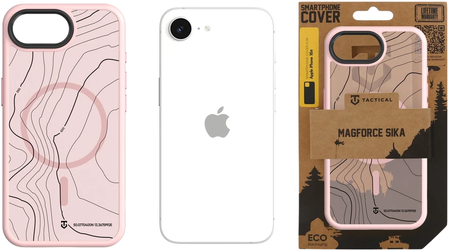 Tactical MagForce Hyperstealth Sika dėklas skirtas Apple iPhone 16e Rožinė Panther