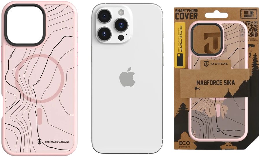 Tactical MagForce Hyperstealth Sika dėklas skirtas Apple iPhone 16 Pro Max Rožinė Panther