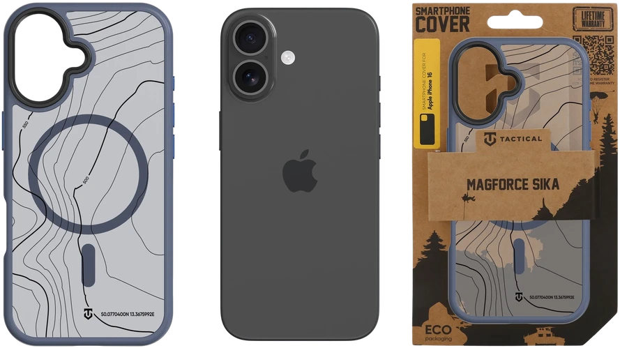 Tactical MagForce Hyperstealth Sika dėklas skirtas Apple iPhone 16 Deep Mėlyna