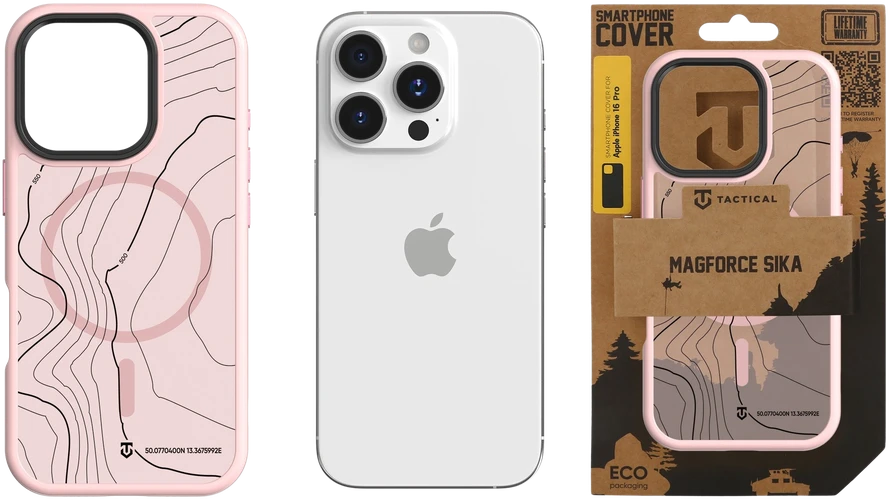 Tactical MagForce Hyperstealth Sika dėklas skirtas Apple iPhone 16 Pro Rožinė Panther