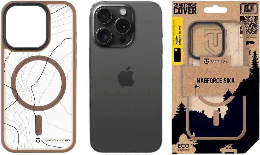 Tactical MagForce Hyperstealth Sika dėklas skirtas iPhone 15 Pro Moucha Moose
