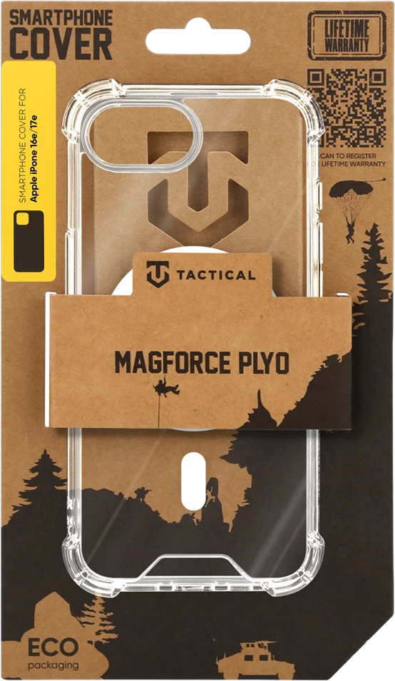Tactical MagForce Plyo dėklas skirtas Apple iPhone SE4 skaidrus