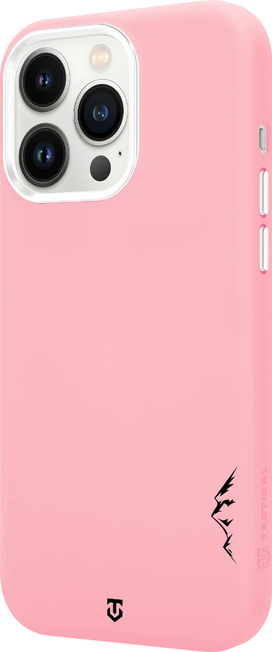 Tactical MagForce Velvet Smoothie 2.0 telefono dėklas su MagSafe palaikymu iPhone 14 Pro, rožinis