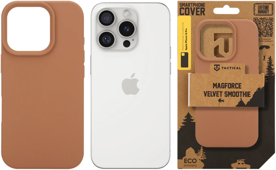 Tactical MagForce Velvet Smoothie dėklas skirtas Apple Apple iPhone 16 Pro Moucha Moose