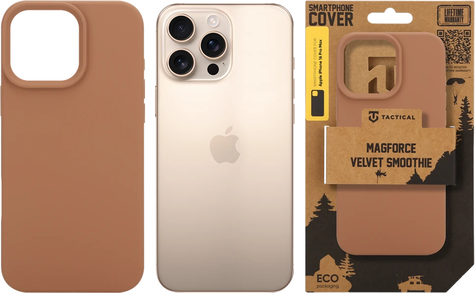 Tactical MagForce Velvet Smoothie dėklas skirtas Apple Apple iPhone 16 Pro Max Moucha Moose
