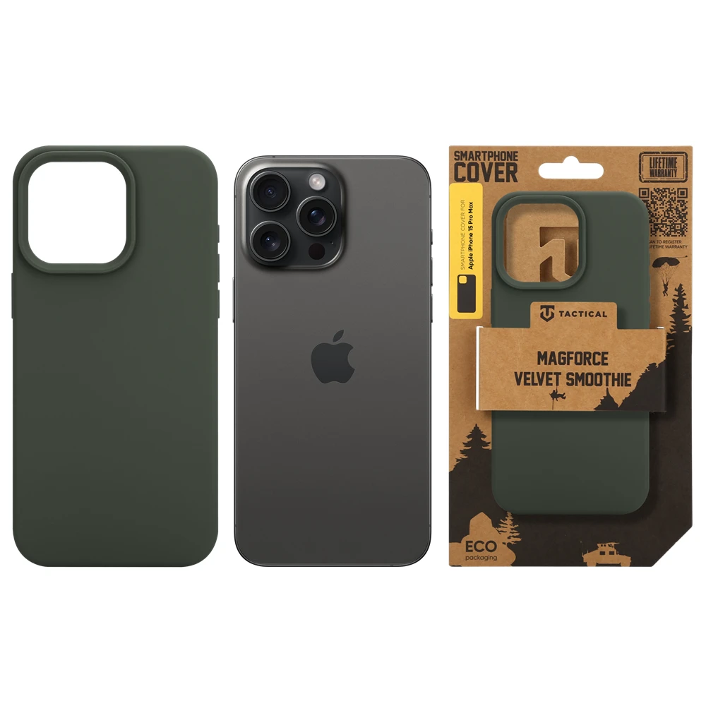Tactical MagForce Velvet Smoothie dėklas skirtas Apple iPhone 15 Pro Max Bazooka