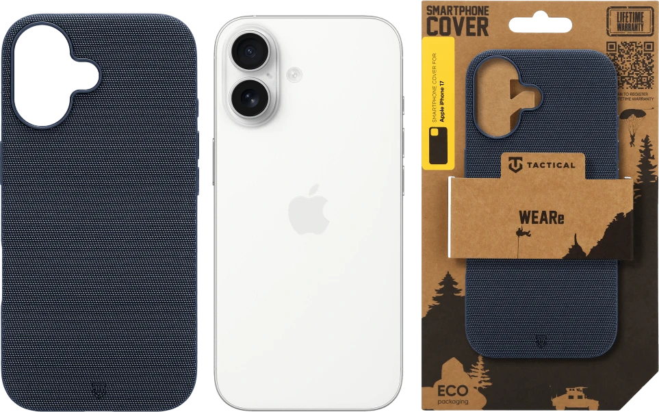 Dėklas Tactical MagForce WEARe Dangtelis, skirtas Apple iPhone 17 Mėlyna