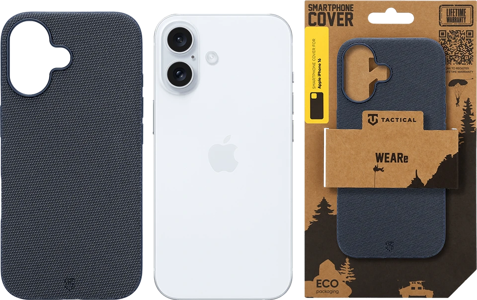 Tactical MagForce WEARe dėklas, skirtas Apple iPhone 16, Mėlyna