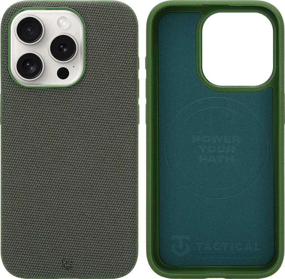 Dėklas Tactical MagForce WEARe Cover, skirtas Apple iPhone 15 Pro, Forest žalia