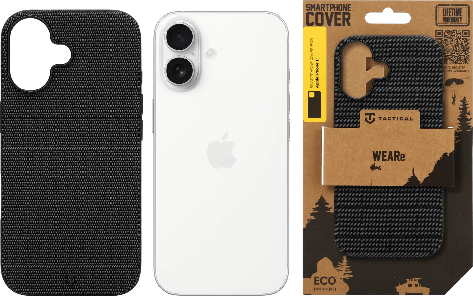 Tactical MagForce WEARe Dėklas, skirtas Apple iPhone 17 – Juodas