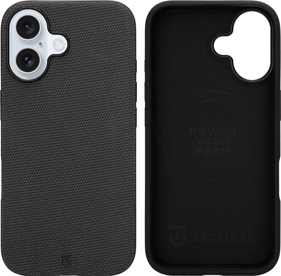 Dėklas Tactical MagForce WEARe futlaras, skirtas Apple iPhone 16, juodos spalvos