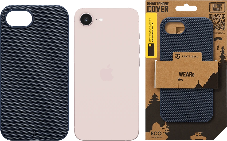Tactical MagForce WEARe dėklas, skirtas Apple iPhone 16e/17e, Mėlyna