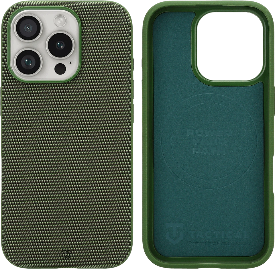 Tactical MagForce WEARe dėklas, skirtas Apple iPhone 16 Pro, Forest žalias