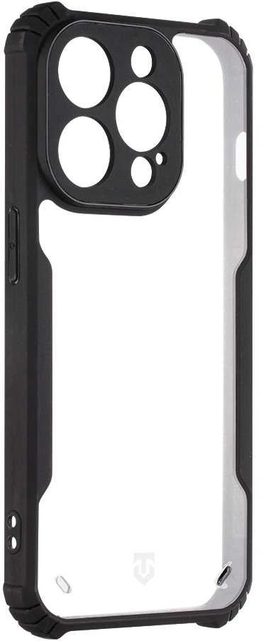 Dėklas Tactical Quantum Stealth dangtelis, skirtas Apple iPhone 15 Pro skaidrus/juodas