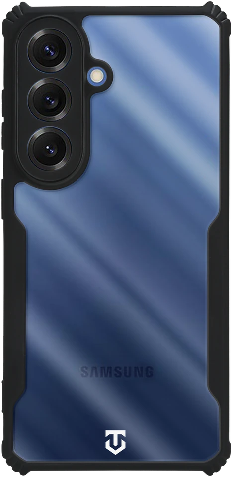 Tactical Quantum Stealth dėklas skirtas Samsung Galaxy S26 skaidrus/juodos spalvos