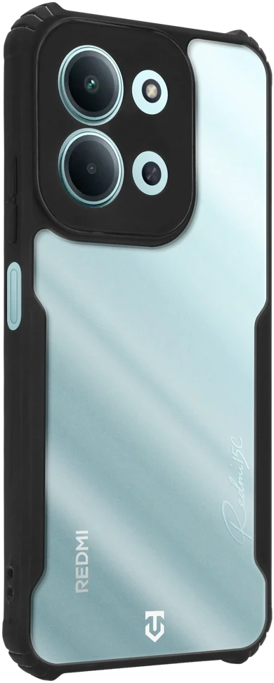 Tactical Quantum Stealth dėklas skirtas Xiaomi Redmi 15C 4G/5G Clear/Juodas