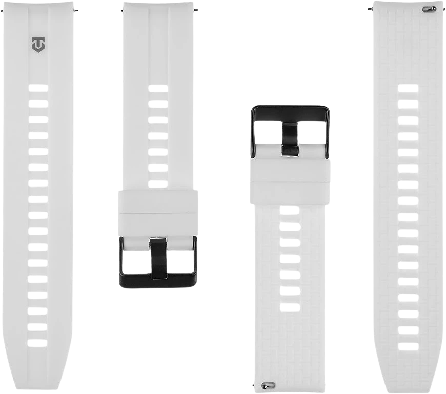 Tactical Taktinė greito atpalaidavimo silikoninė apyrankė 24 mm baltos spalvos