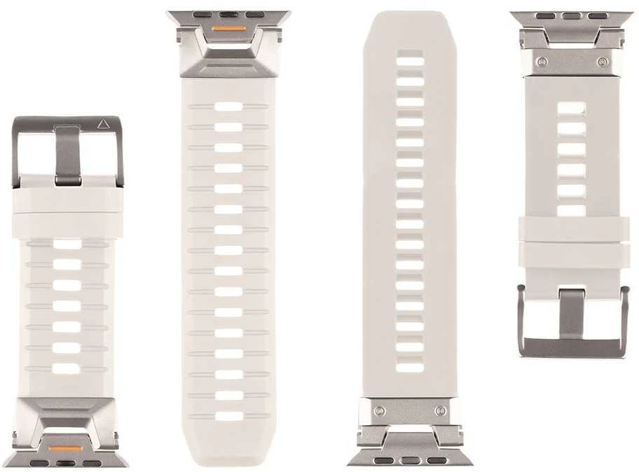 Tactical Tvirtas dirželis, skirtas „Apple Watch Ultra“ šviesiai pilkai / sidabrinei spalvai