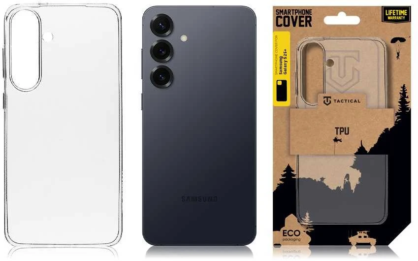 Tactical TPU dėklas skirtas Samsung Galaxy S25 Plus skaidrus