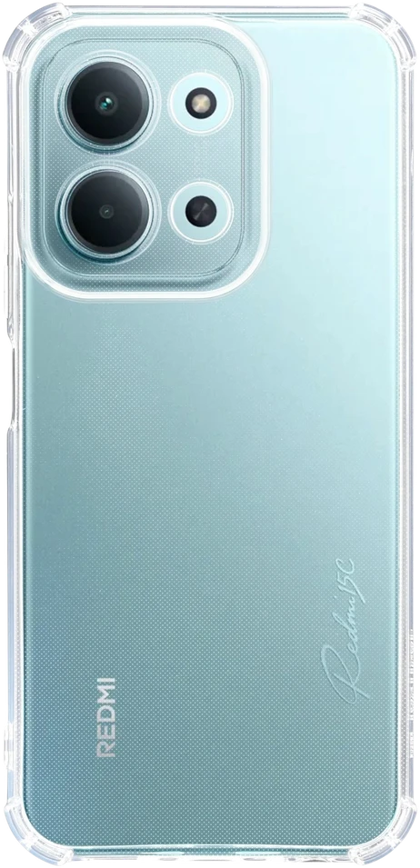 Tactical TPU Plyo dėklas skirtas Xiaomi Redmi 15C 4G/5G skaidrus
