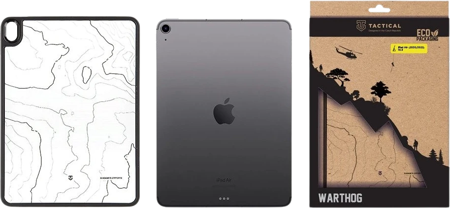 Tactical Warthog dėklas skirtas Apple iPad Air 10.9 2020/2022 Asphalt