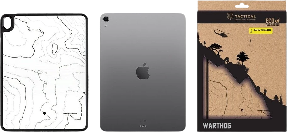 Tactical Warthog dėklas skirtas Apple iPad Air 11 2024/2025 Asphalt