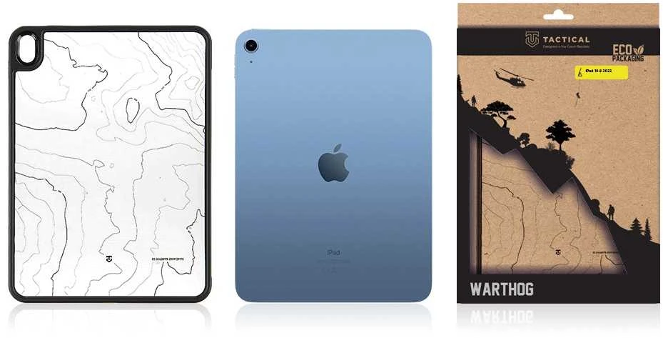 Tactical Warthog dėklas skirtas Apple iPad 10.9 2022/2025 Asphalt