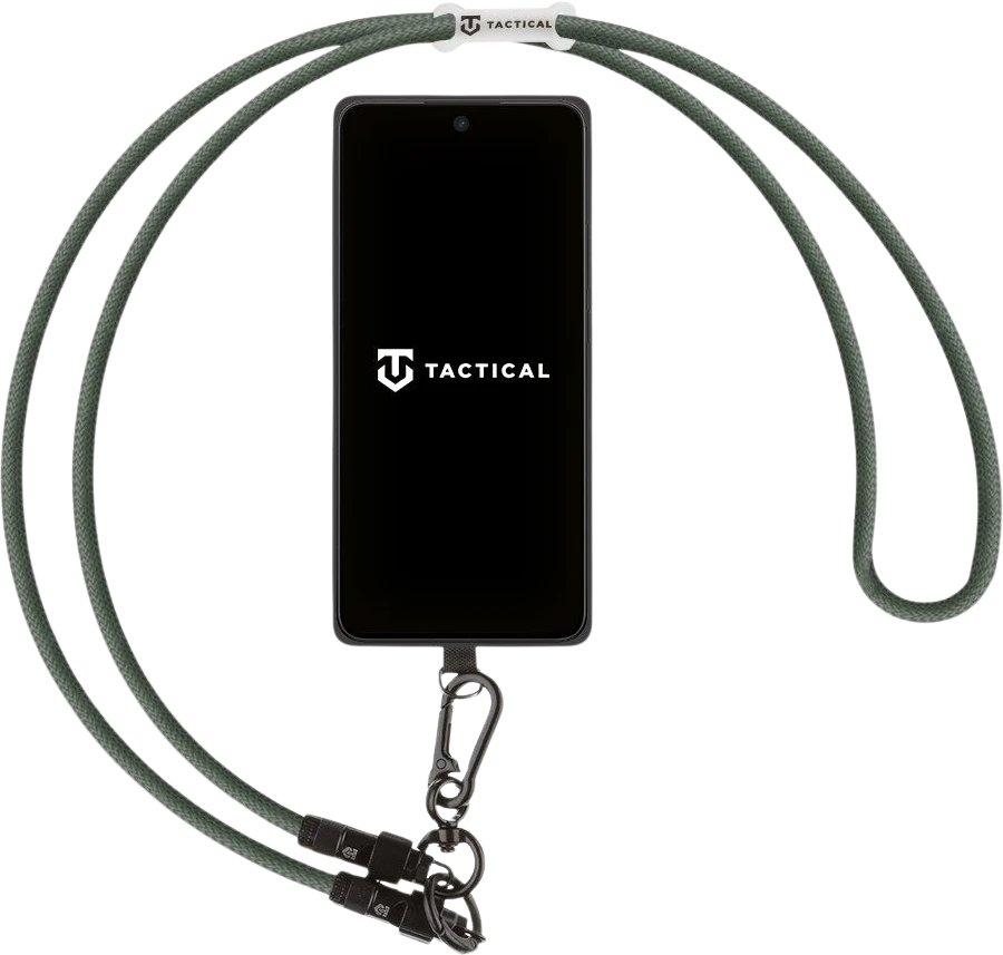 Tactical Wire Snake USB-C 1.2m žalios spalvos