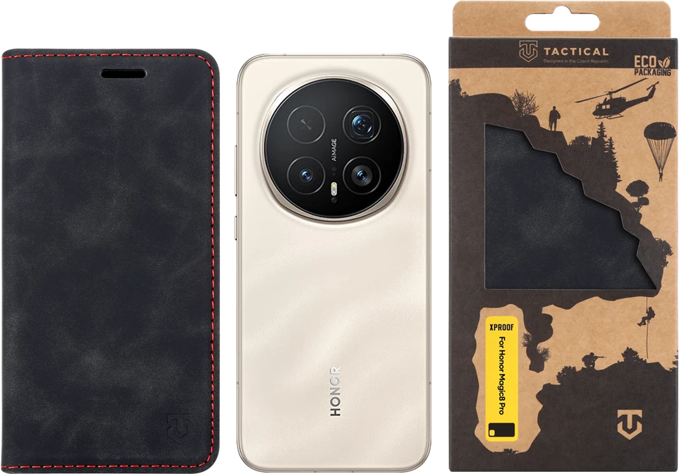 Tactical Xproof dėklas skirtas Honor Magic8 Pro juodos spalvos Hawk