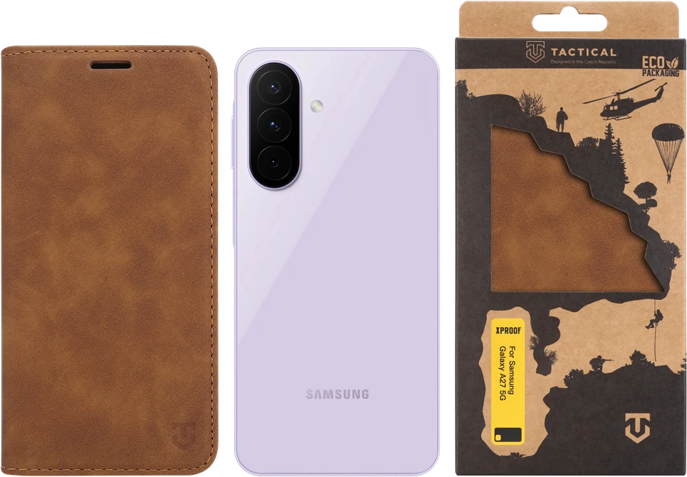 Dėklas Tactical Taktinis „Xproof“ sijonas „Samsung Galaxy A27 5G“ purvo rudas