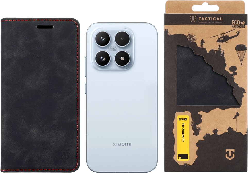 Tactical Xproof dėklas skirtas Xiaomi 17 juodos spalvos Hawk