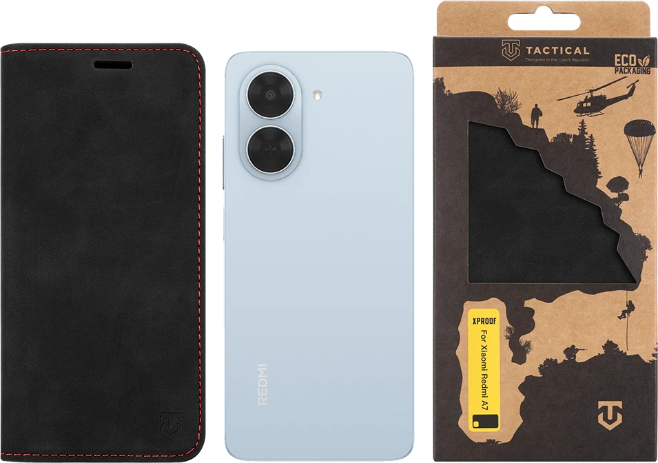 Dėklas Tactical Xproof for Xiaomi Redmi A7 Juodas Hawk
