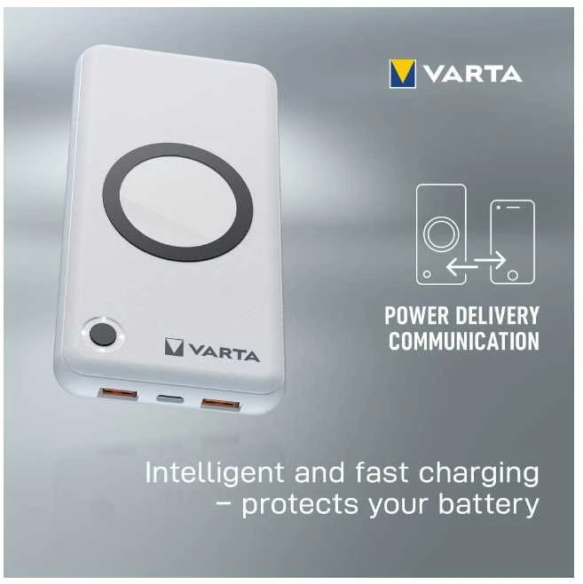 Varta Wireless Power bank-charger Energy 15000mAh 57908 išorinė baterija (powerbank)-pakrovėjas