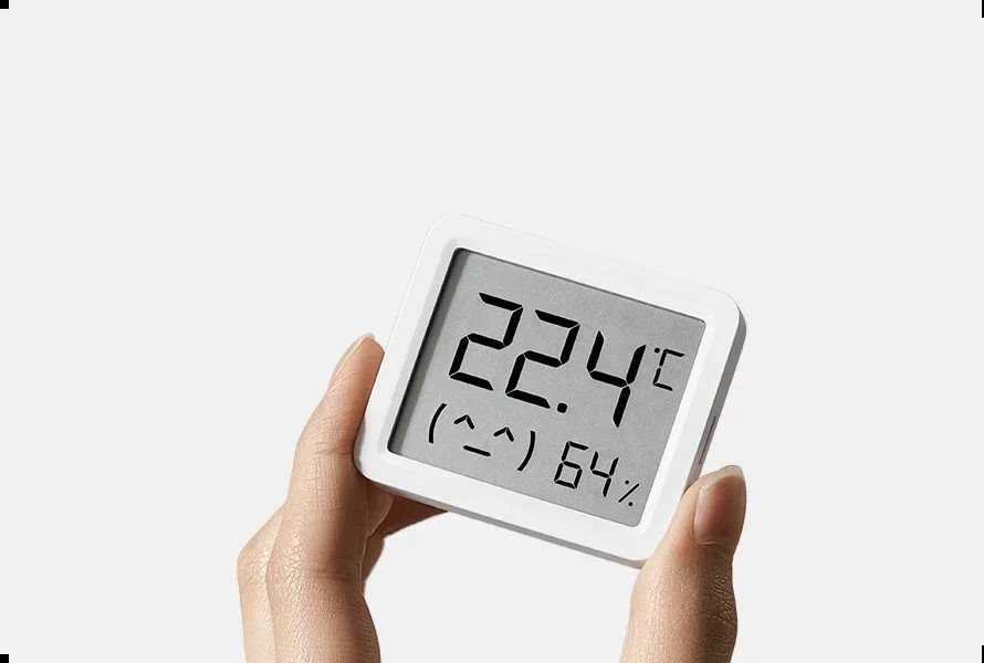 Xiaomi Mi Temperature and Humidity Monitorius 3 Mini baltos spalvos