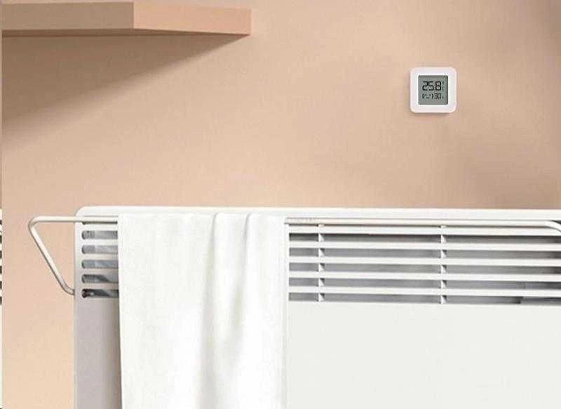 Jutiklis Xiaomi Mi Temperature and Humidity Monitor 2, baltas