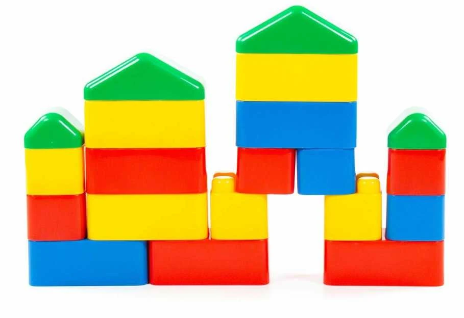 Polesie Lean Toys Edukacinės kaladėlės 20 vnt.