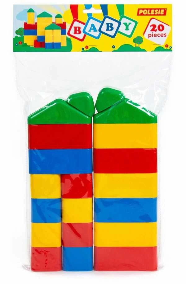 Polesie Lean Toys Edukacinės kaladėlės 20 vnt.