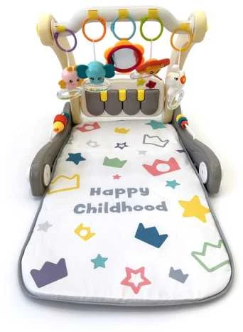 Edukacinis kilimėlis vaikštukas su aksesuarais Happy Childhood
