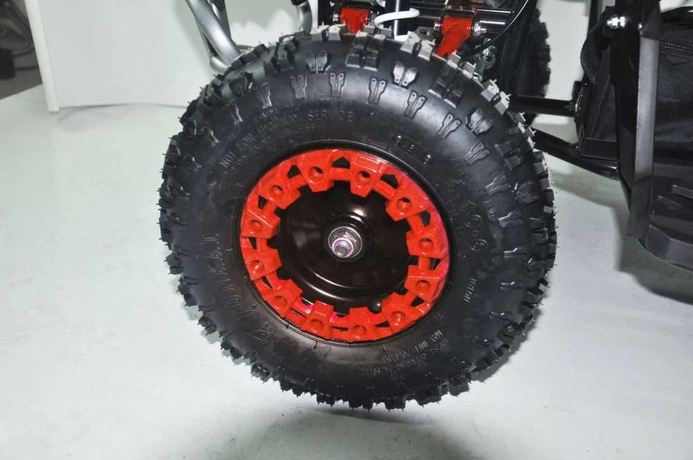 Vaikiškas elektrinis keturratis MUKUTISRIDES BlazeRider 1000W 36V (raudonas)