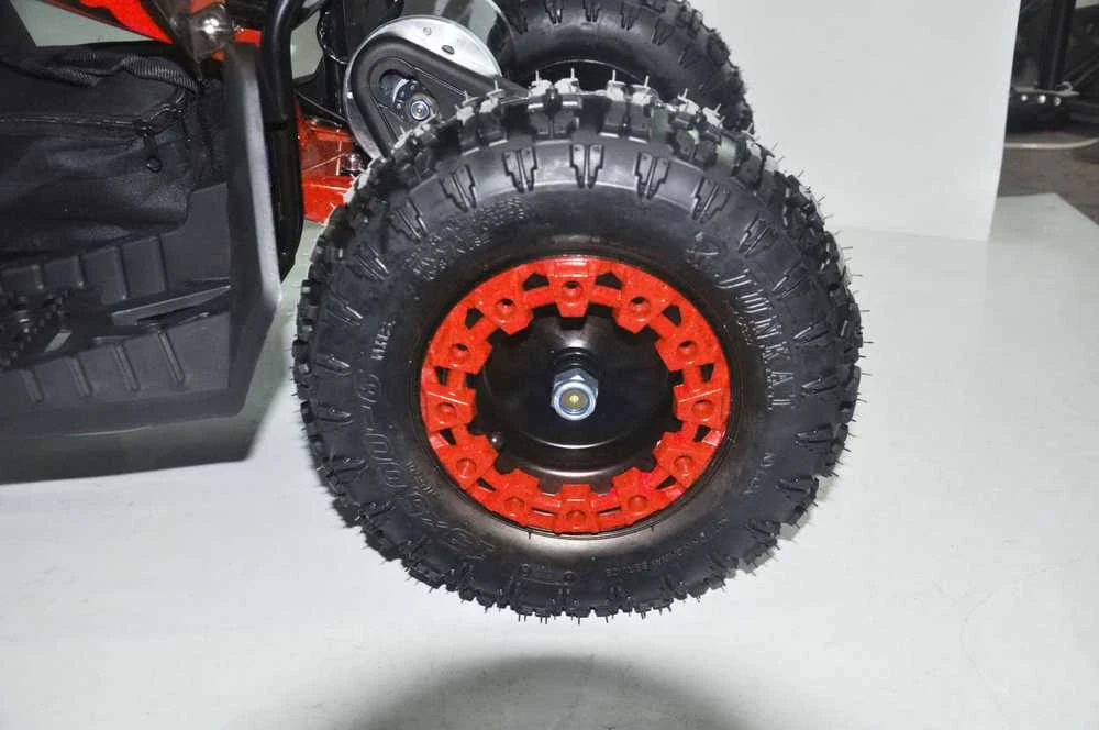 Vaikiškas elektrinis keturratis MUKUTISRIDES BlazeRider 1000W 36V (raudonas)