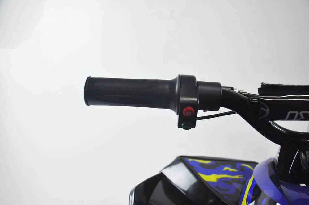 Vaikiškas elektrinis keturratis MUKUTISRIDES BlazeRider 1000W 36V (mėlynas)