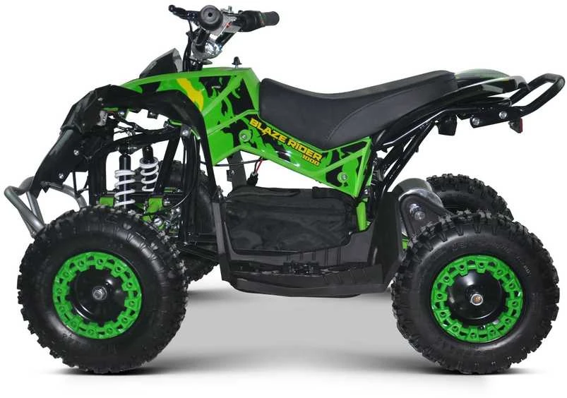 Vaikiškas elektrinis keturratis MUKUTISRIDES BlazeRider 1000W 36V (žalias)