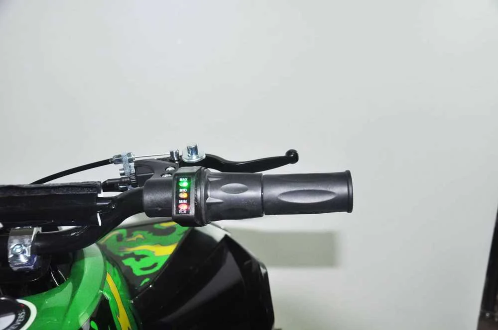 Vaikiškas elektrinis keturratis MUKUTISRIDES BlazeRider 1000W 36V (žalias)